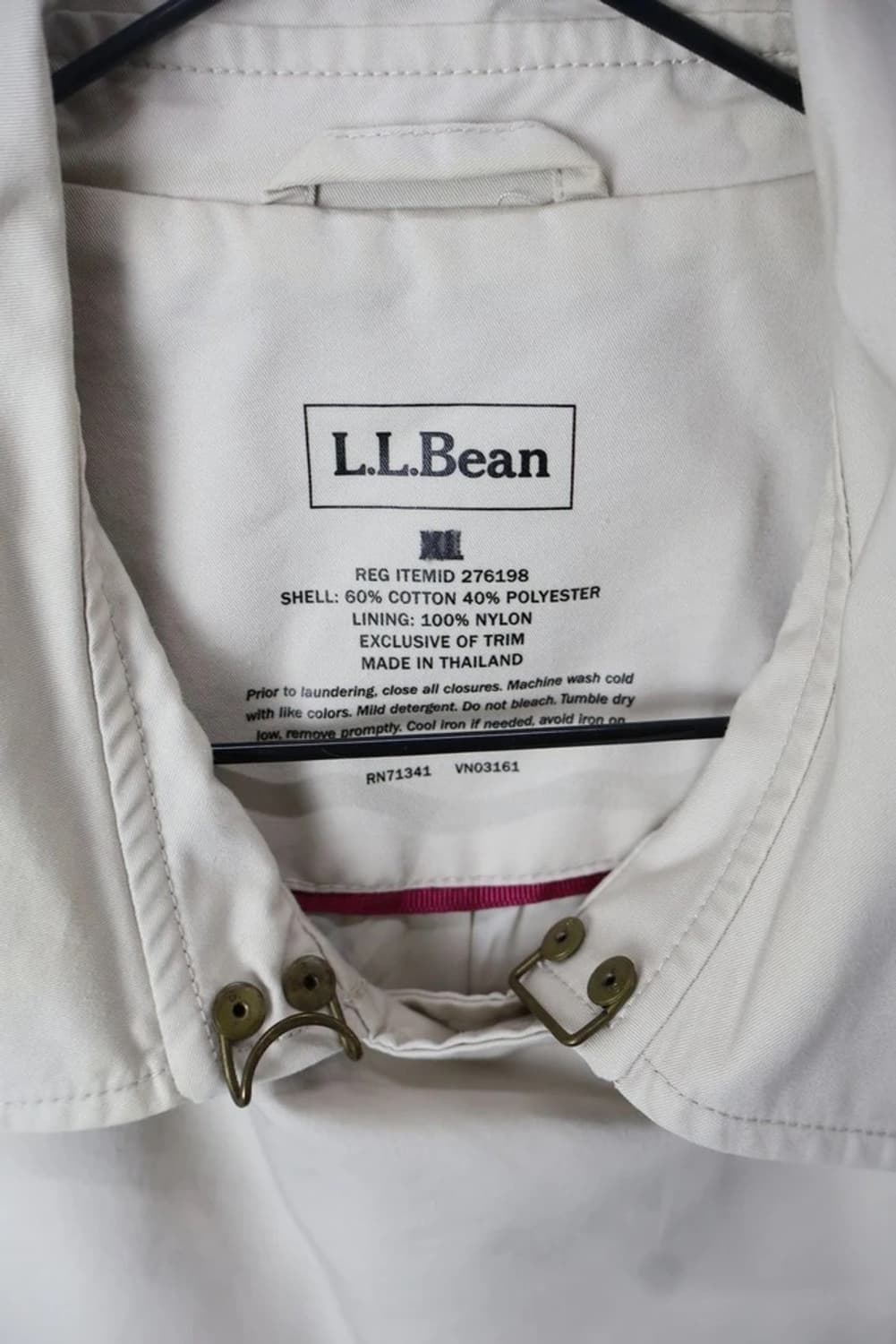 L.L.Bean Double Breasted Trench Coat 상품이미지7