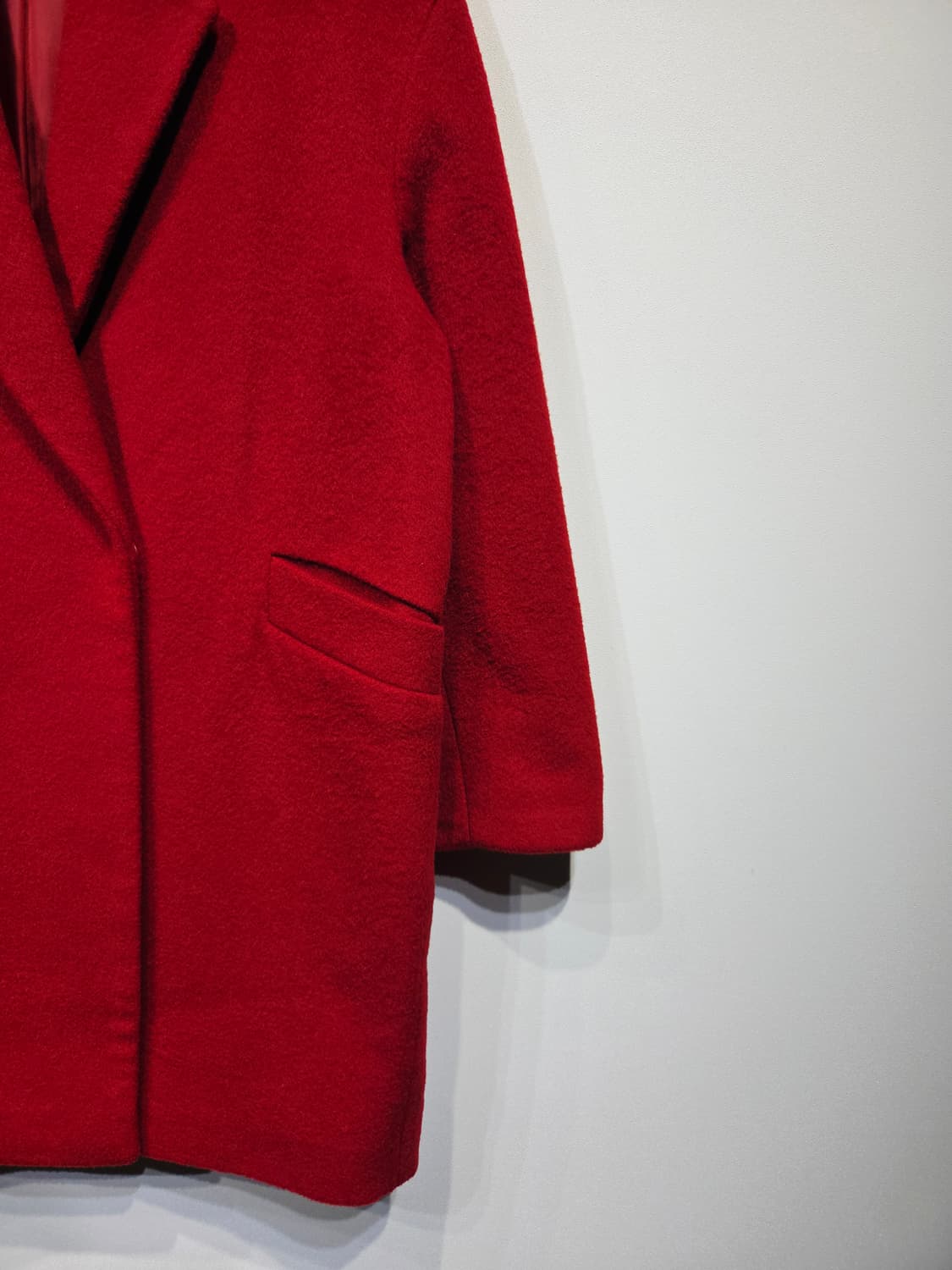 on&on 온앤온 레드 울 코트 상품이미지5