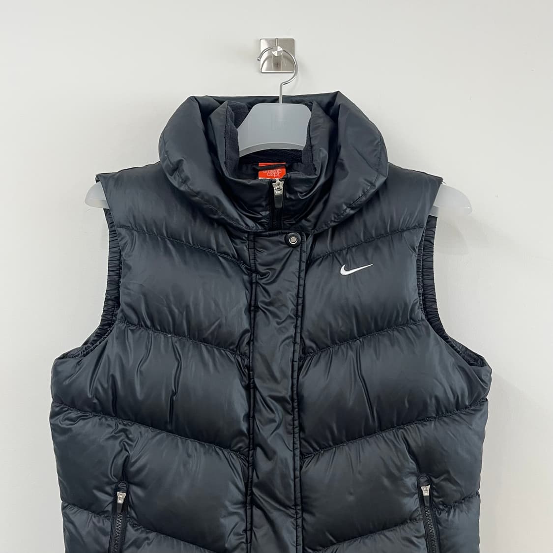 나이키 스우시 오리털 덕다운 블랙 패딩 조끼 상품이미지4