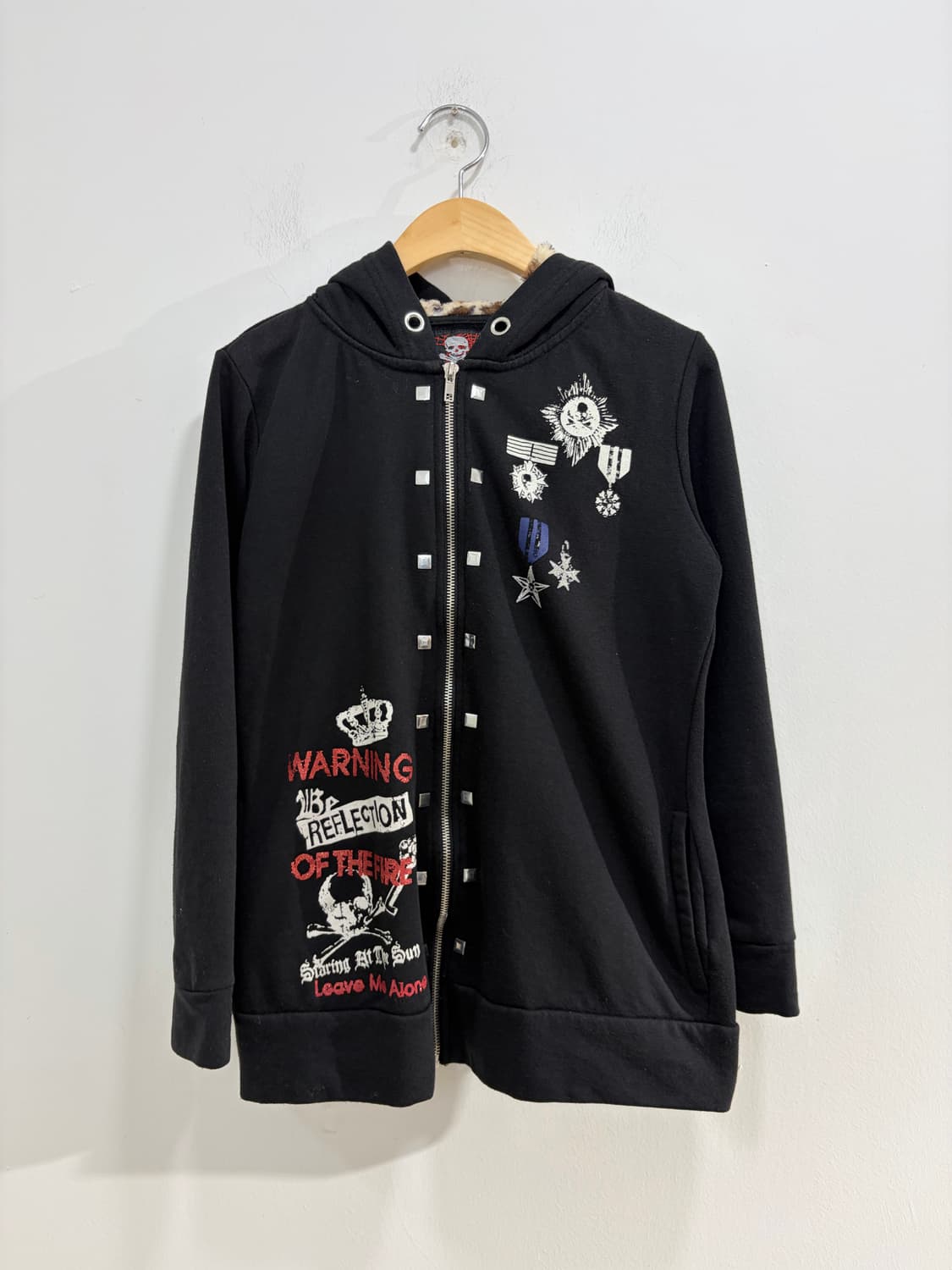 TRPP GIRL 스컬 레오파드 후드집업 상품이미지4