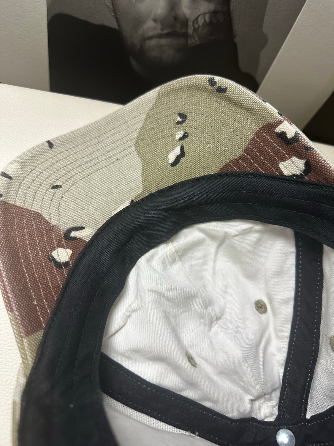슈프림 피그먼트 S 로고 카모볼캡 상품이미지3