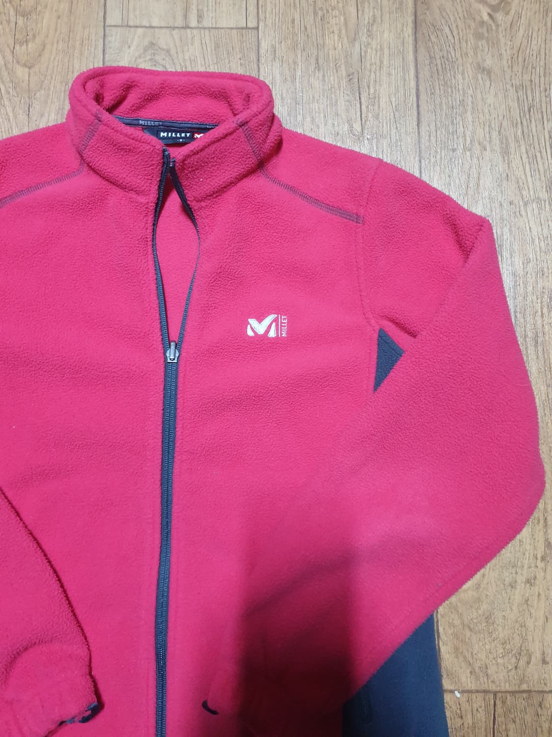 밀레 기모 후리스 집업90 사이즈입니다 상품이미지3