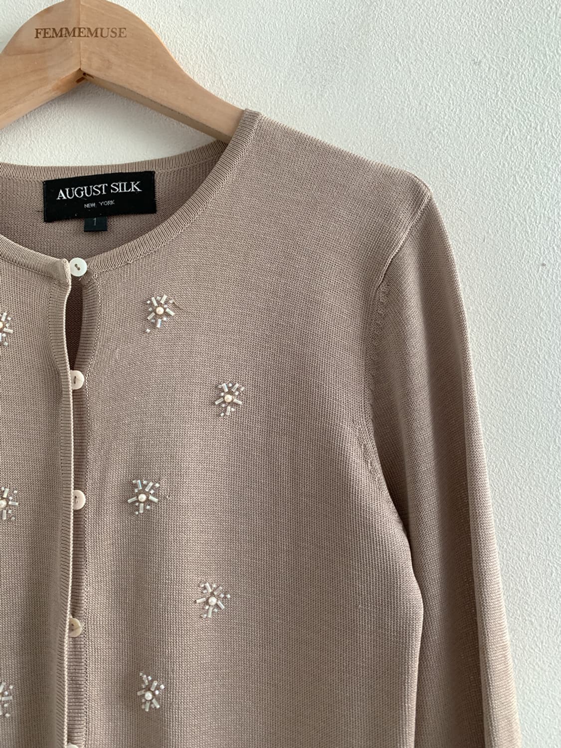 Flower Beads Cardigan 상품이미지5
