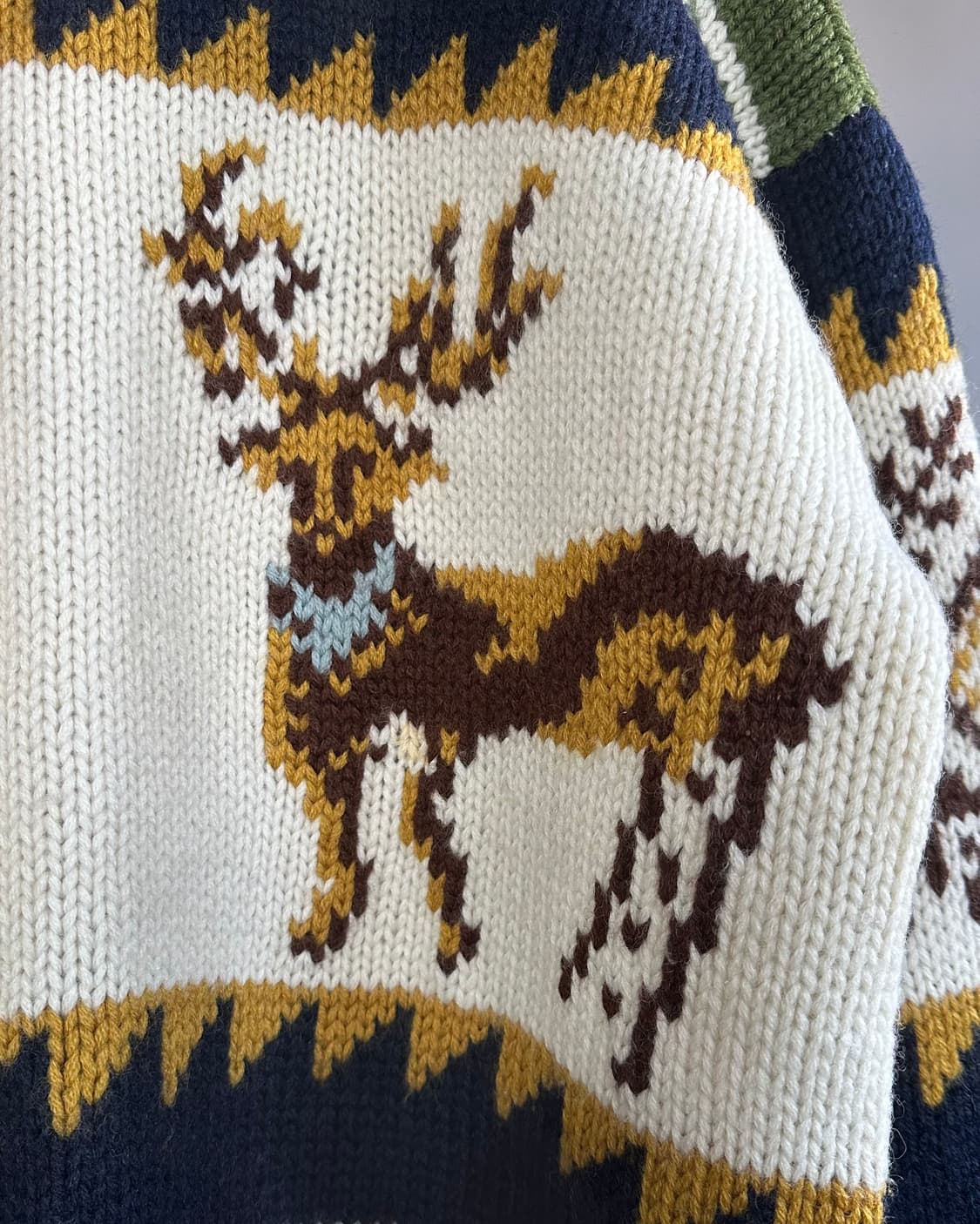 [L]CRAFT MANLY JPN 90s 코위찬 헤비울 니트 스웨터 상품이미지7