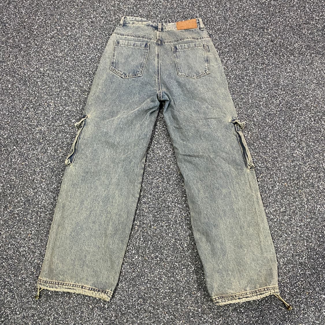 스컬프터 y2k 애시드 데님 카고팬츠 B3828 상품이미지7