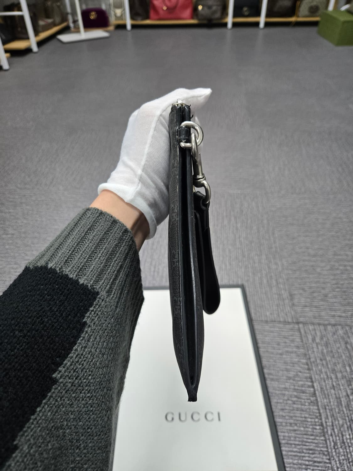 [특가][정품] 구찌 킹스네이크 클러치백 상품이미지3