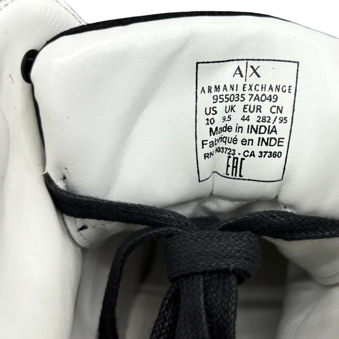 아르마니 익스체인지 레이스 업 밀리터리 부츠 상품이미지9