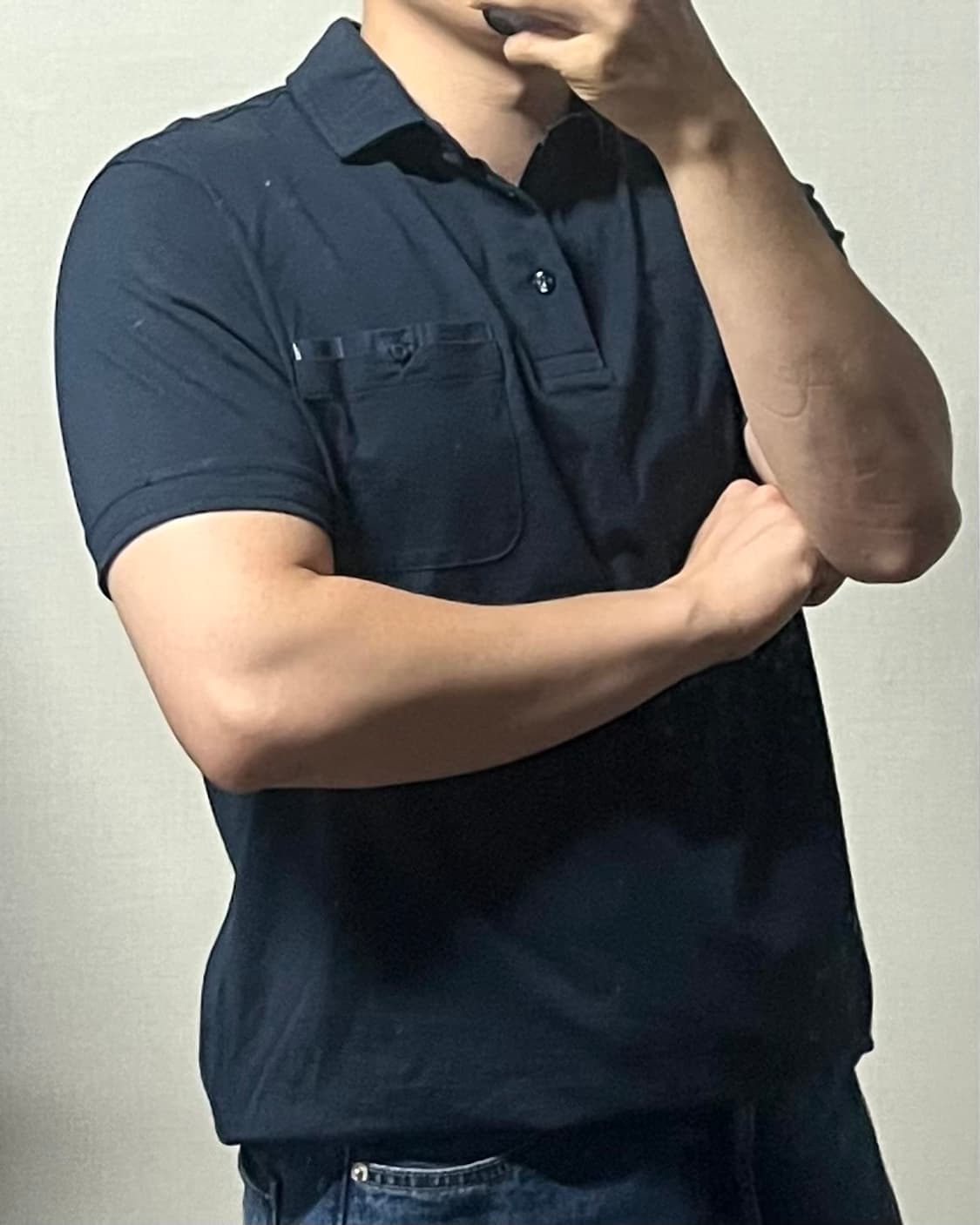 (새상품) 바버 카라 반팔티 상품이미지2
