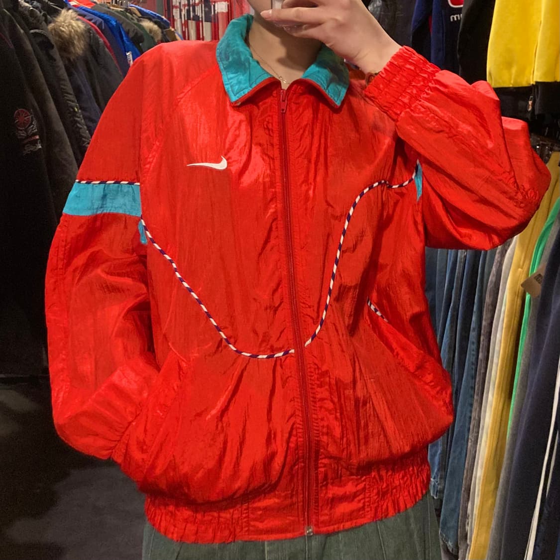 [IM]나이키 바람막이 레드 상품이미지4