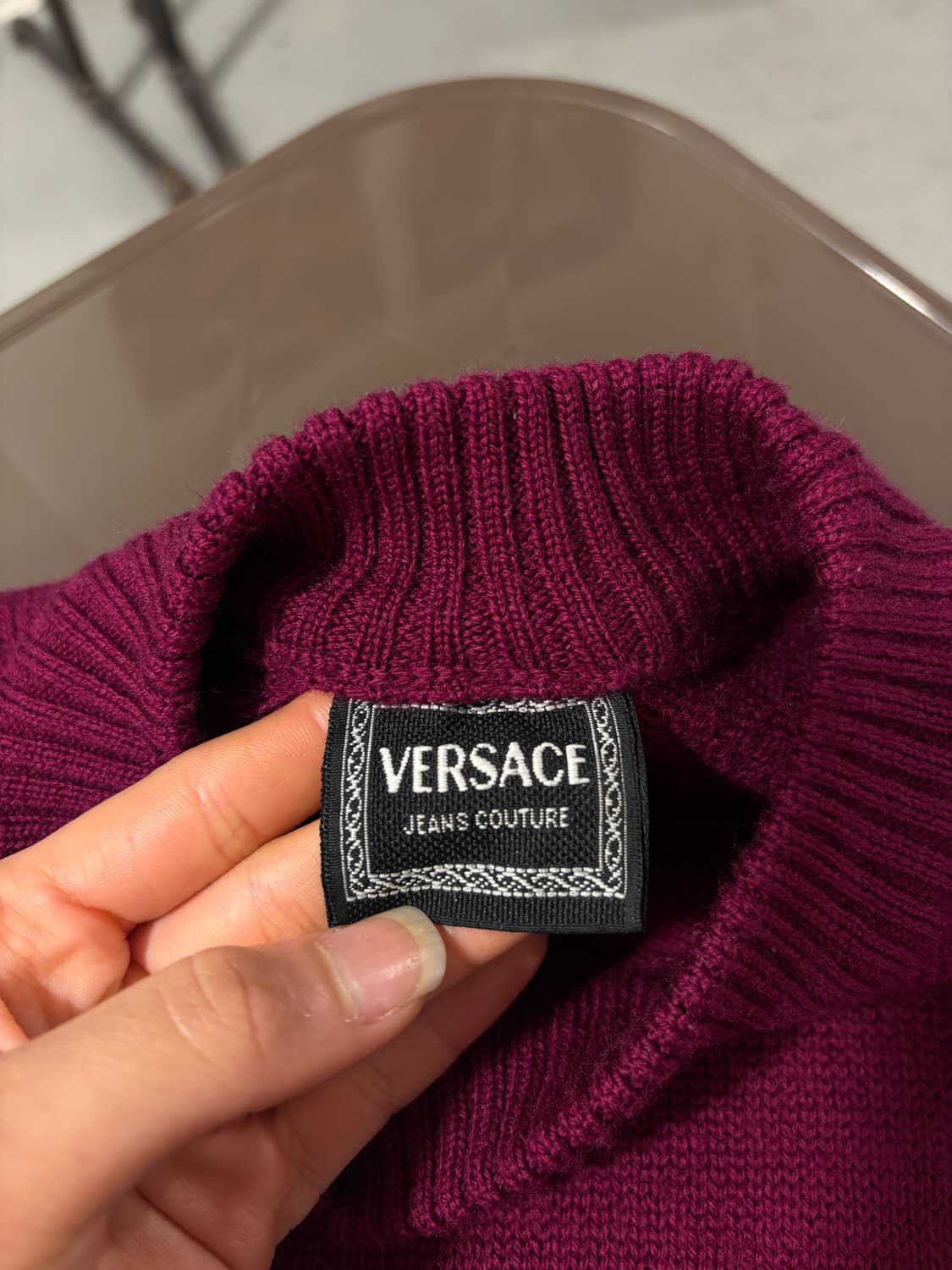 베르사체 90‘s 니트 상품이미지7