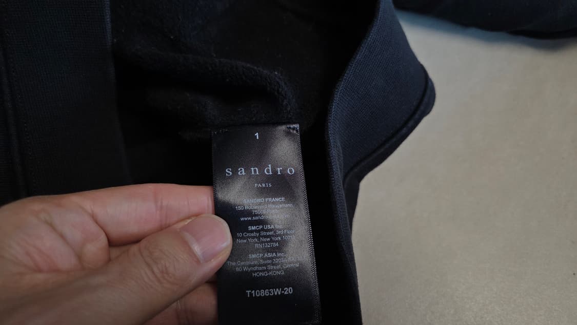 산드로 옴므 미스터 EVIL 후드 티셔츠  상품이미지5