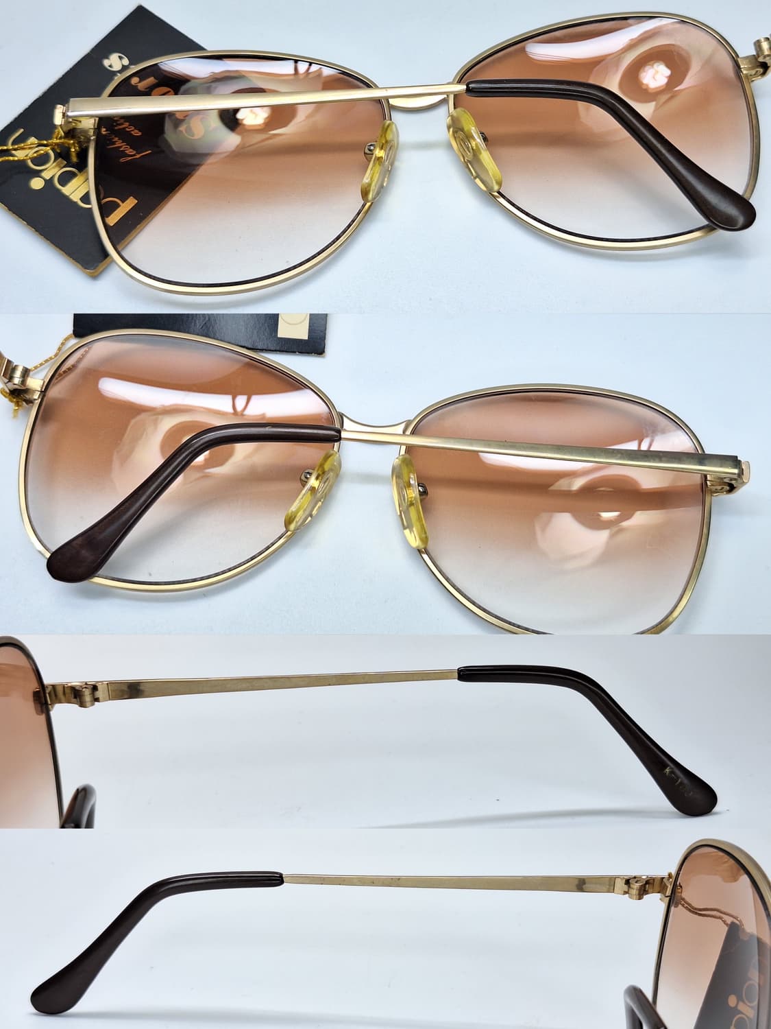 80s 일본제 빈티지 데드스톡/Pipion파피용 k-100 선글라스/수입 상품이미지9