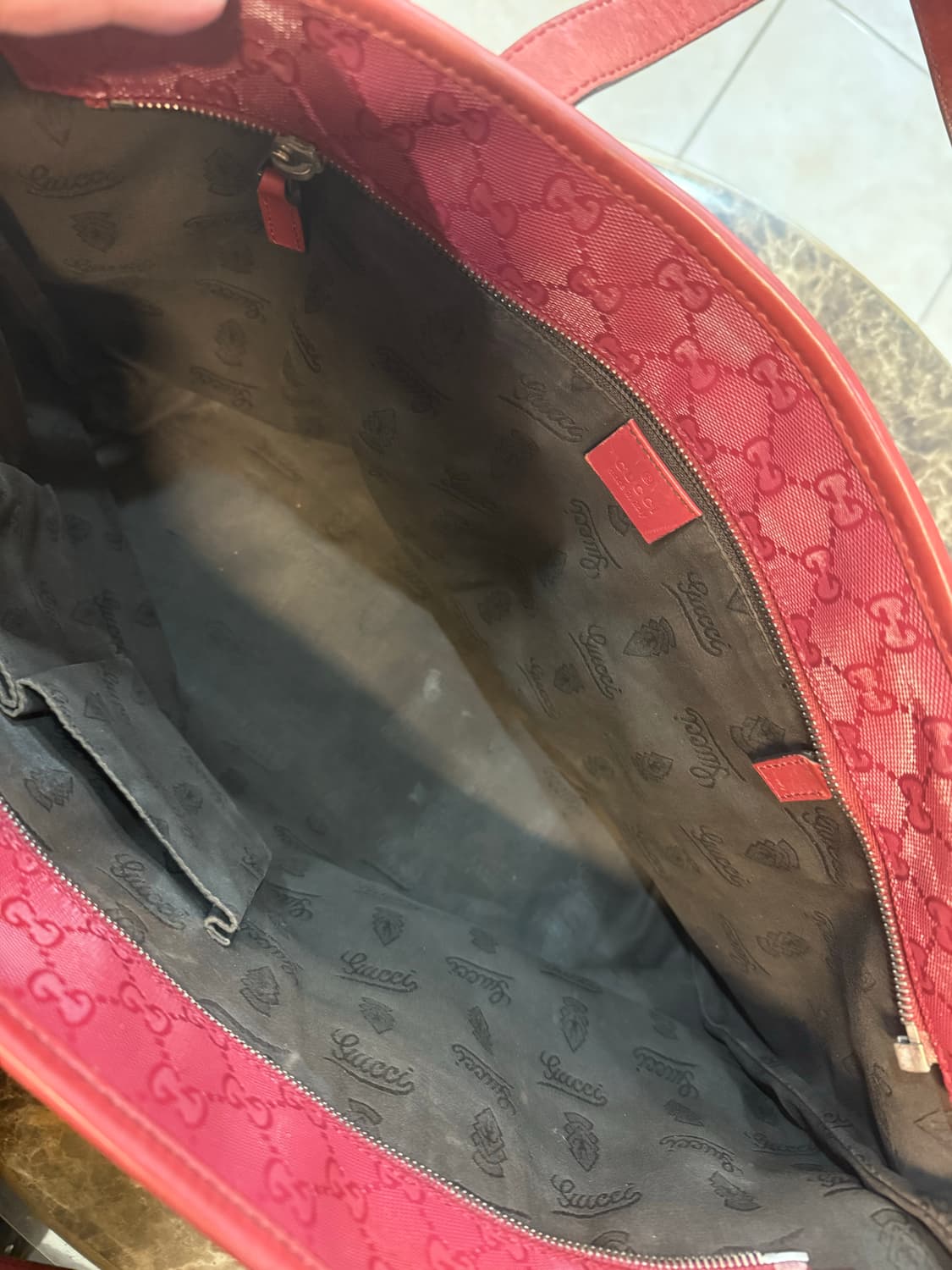 정품 구찌 임프라임 GG 쇼퍼백 팝니다 상품이미지6