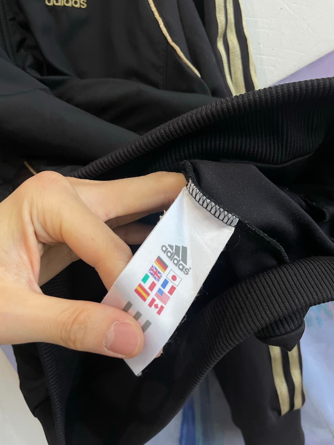 아디다스 트랙탑 져지 골드  상품이미지3