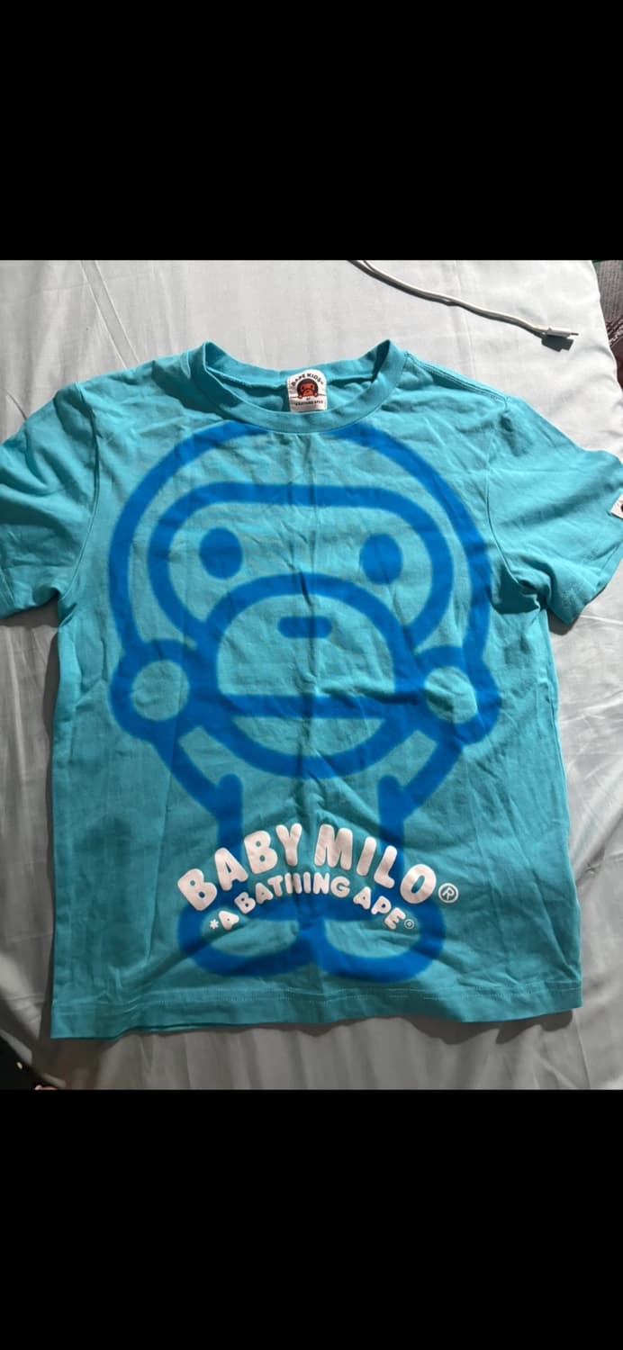 베이프 베이비 마일로 반팔티  상품이미지1