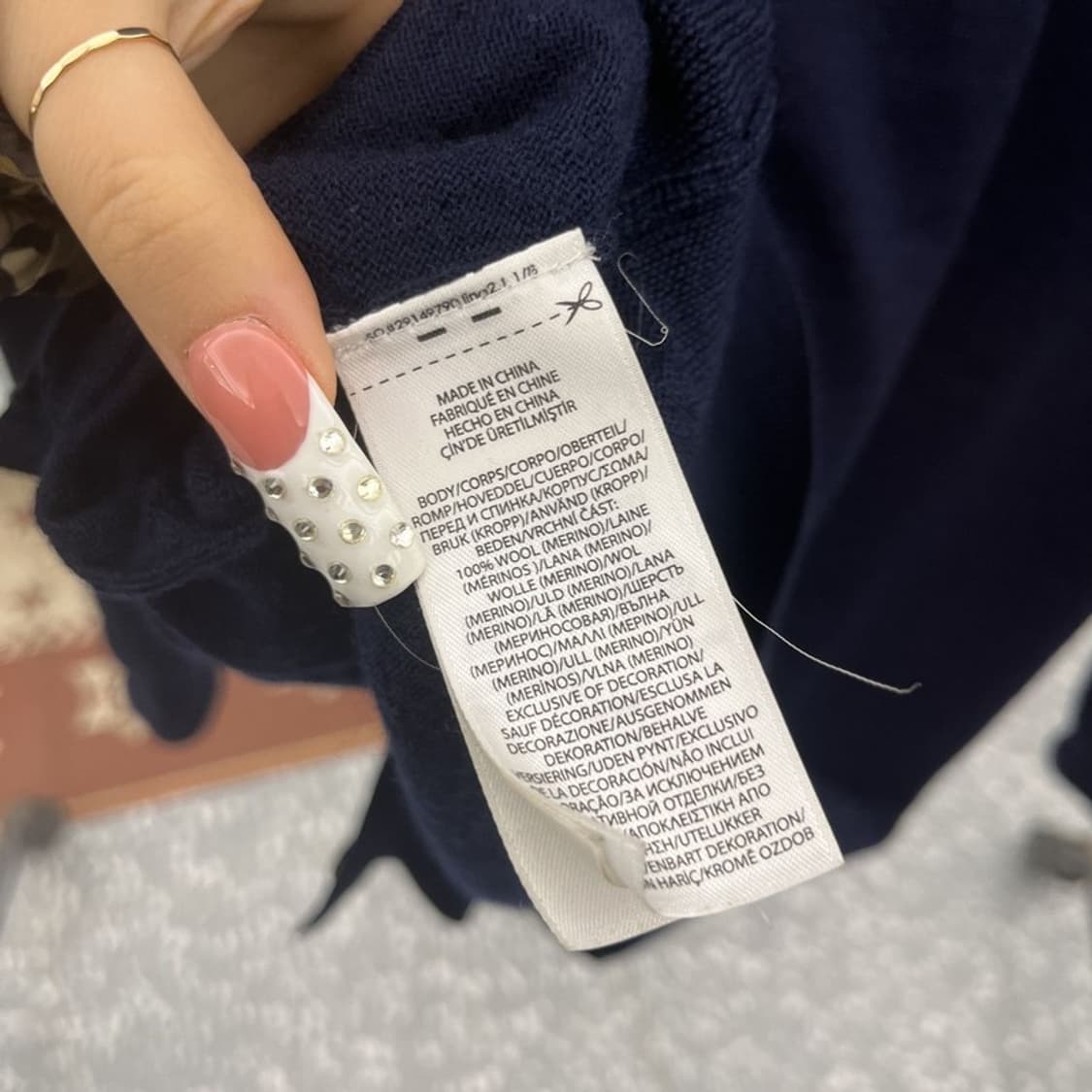 폴로 랄프로렌 빈티지 워셔블 여리핏 메리노울 가디건 M C10338 상품이미지6