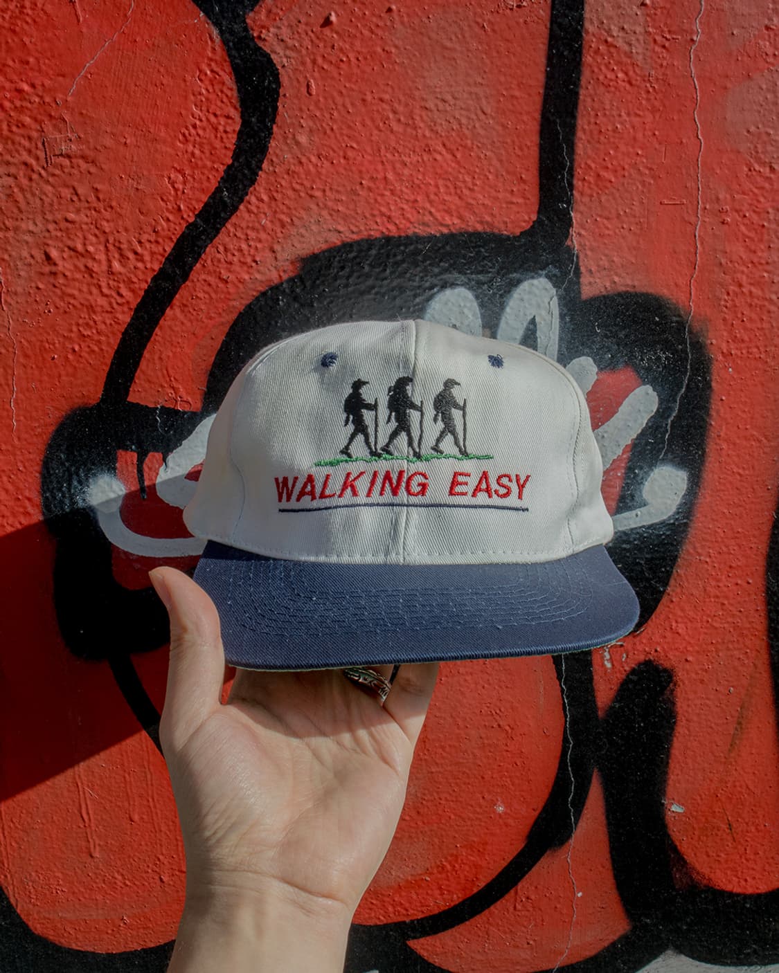 WALKING EASY 투톤 캡 상품이미지1