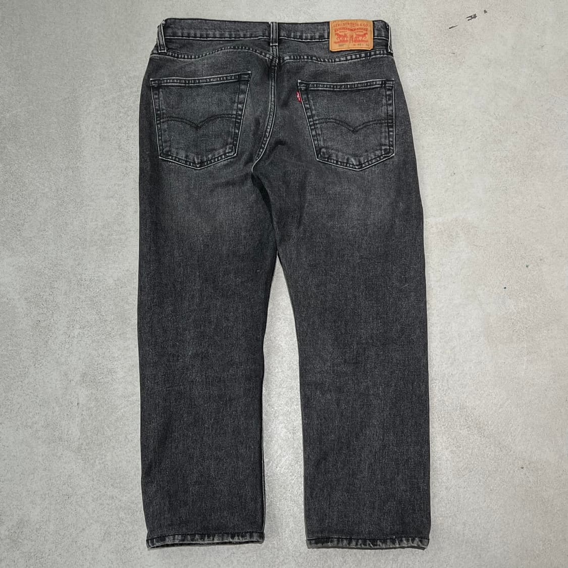 리바이스 502 흑청 데님팬츠 s10839 상품이미지2