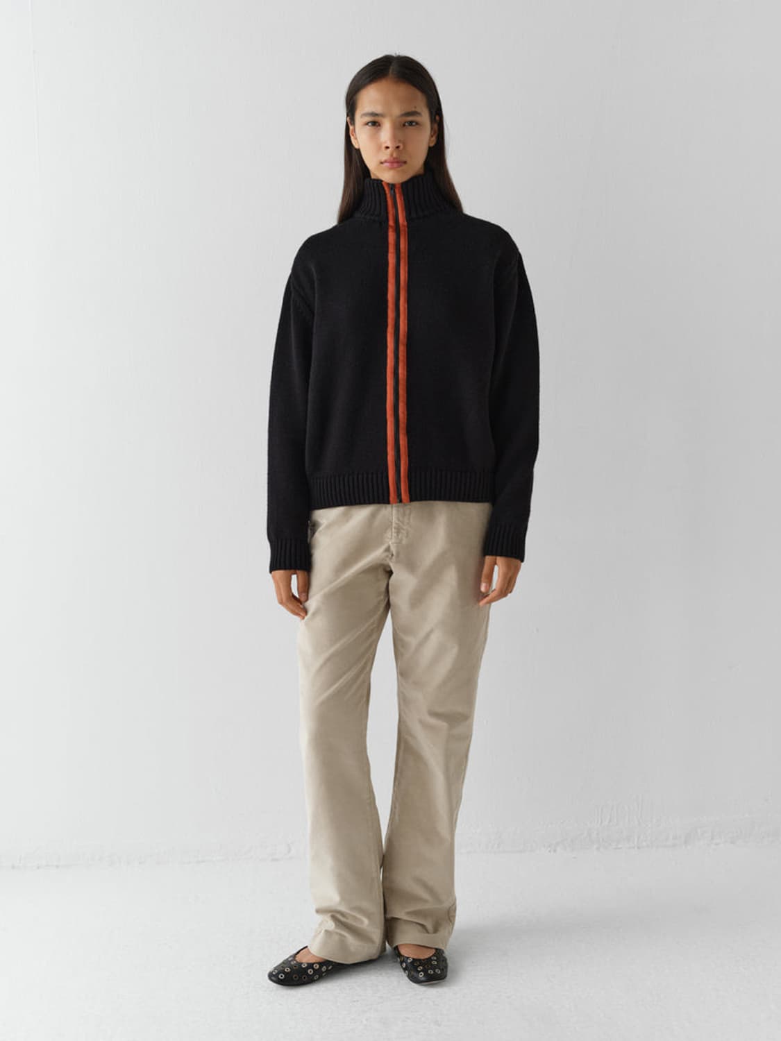 [S,M,L,XL]기마구아스 Alonso 집업 가디건/블랙 상품이미지5