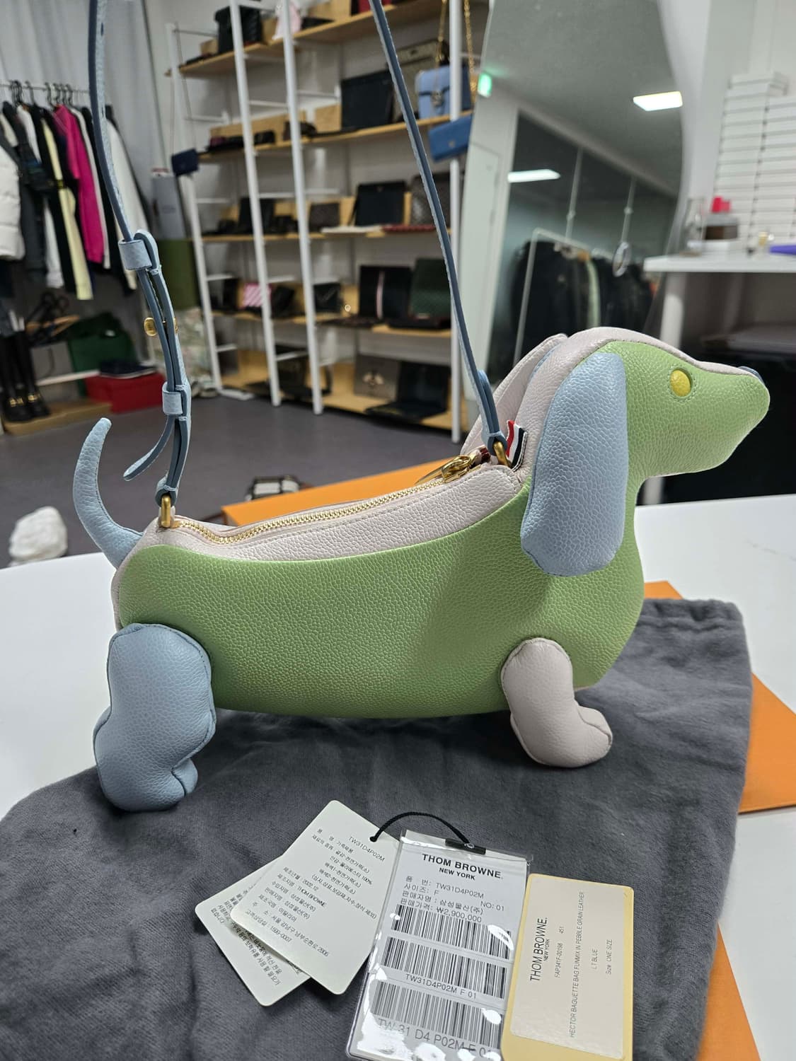 [40%할인]톰브라운 투톤 헥터백 상품이미지5