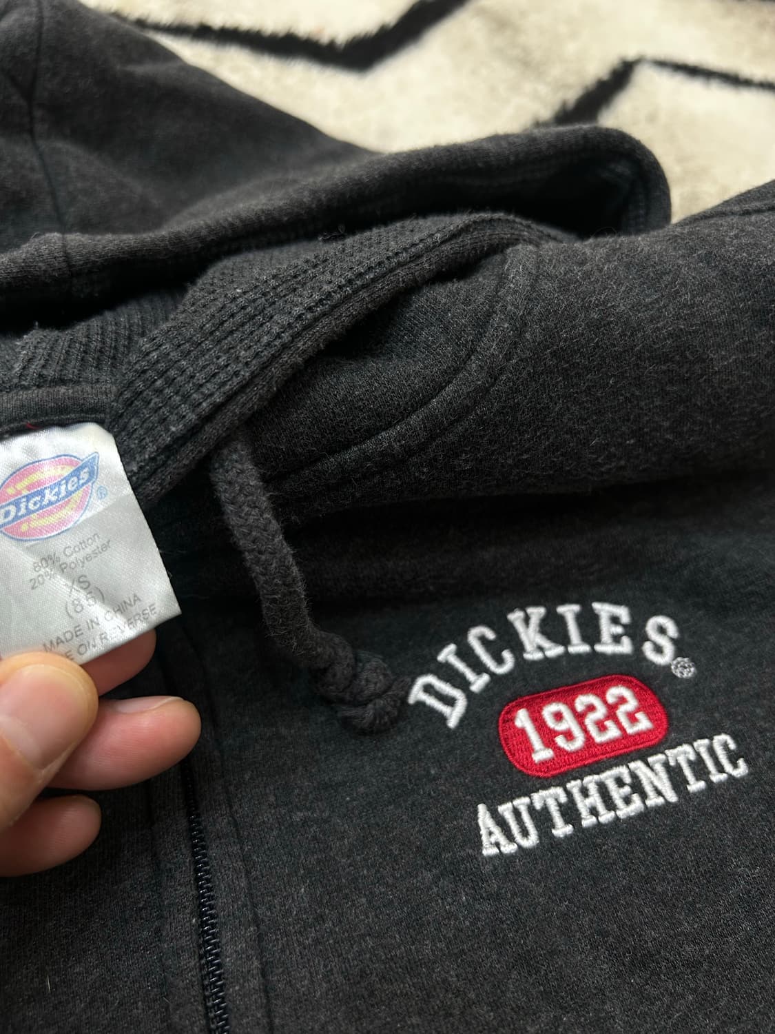 [XS]디키즈 후드집업/챠콜/기모 상품이미지5