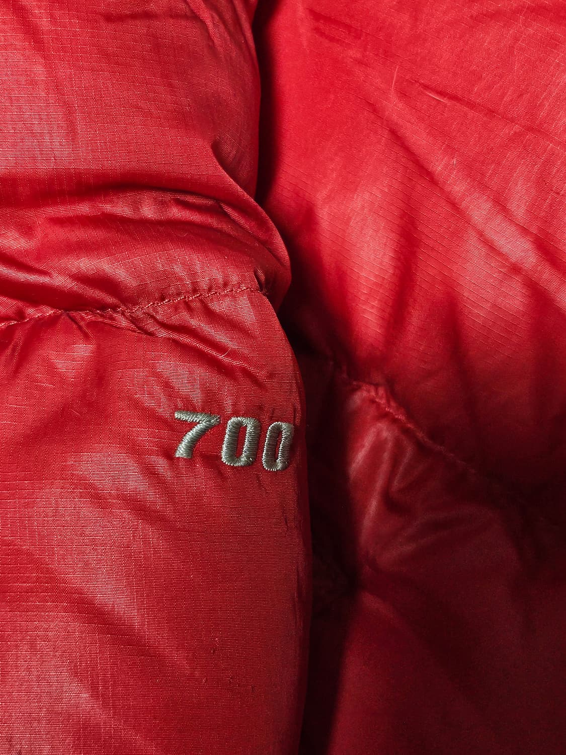 노스페이스 구스다운 눕시 필파워 700 검빨 90 상품이미지4