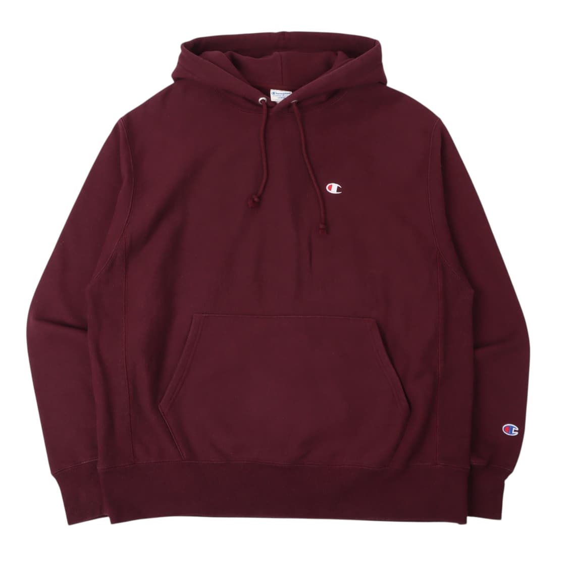 챔피온 리버스위브 버건디 후드티 상품이미지1