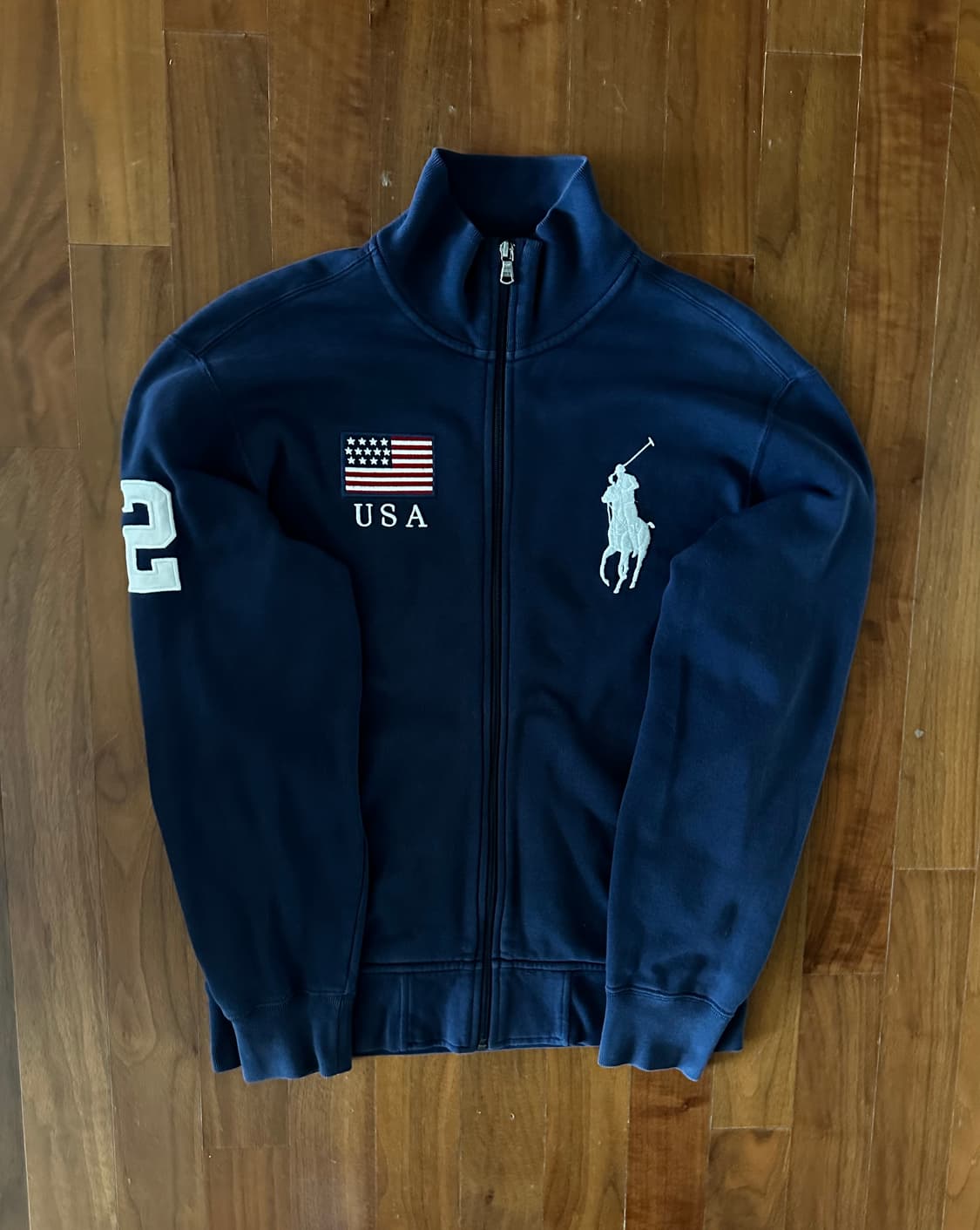 폴로 랄프로렌 빅포니 USA 집업 M 상품이미지1
