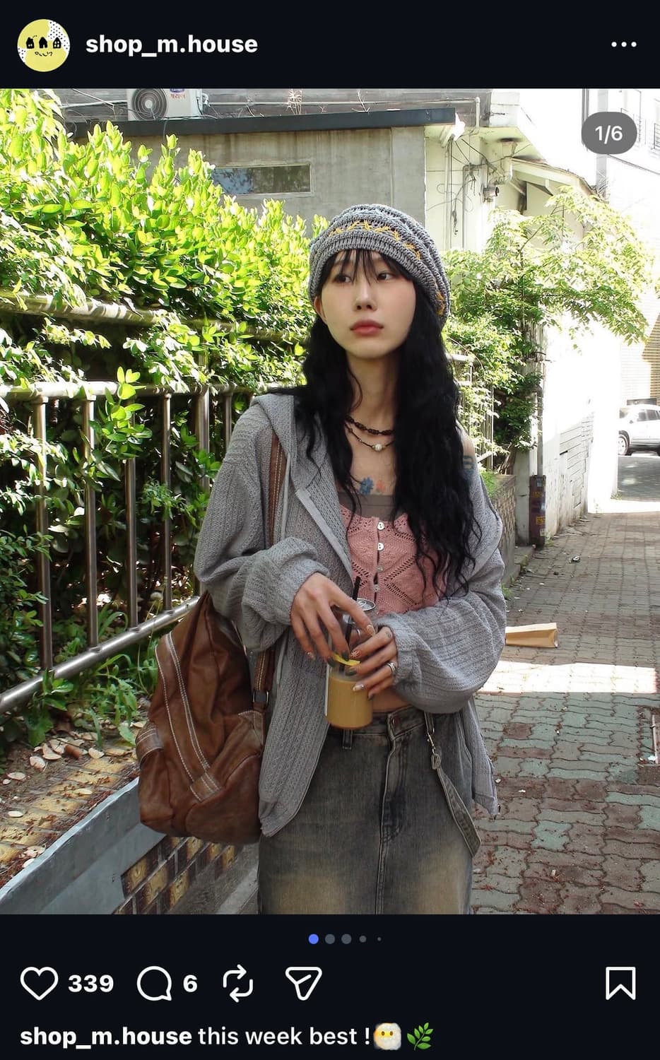 모래하우스 tokyo weave beret 베레모 그레이 상품이미지2