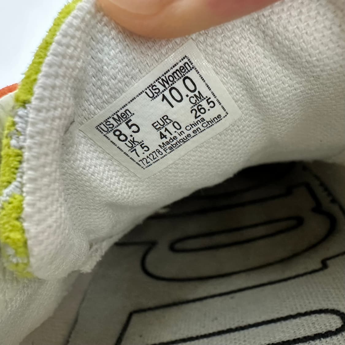 VANS 반스 x 루드 에이서 니 반다나 스니커즈 265 상품이미지7