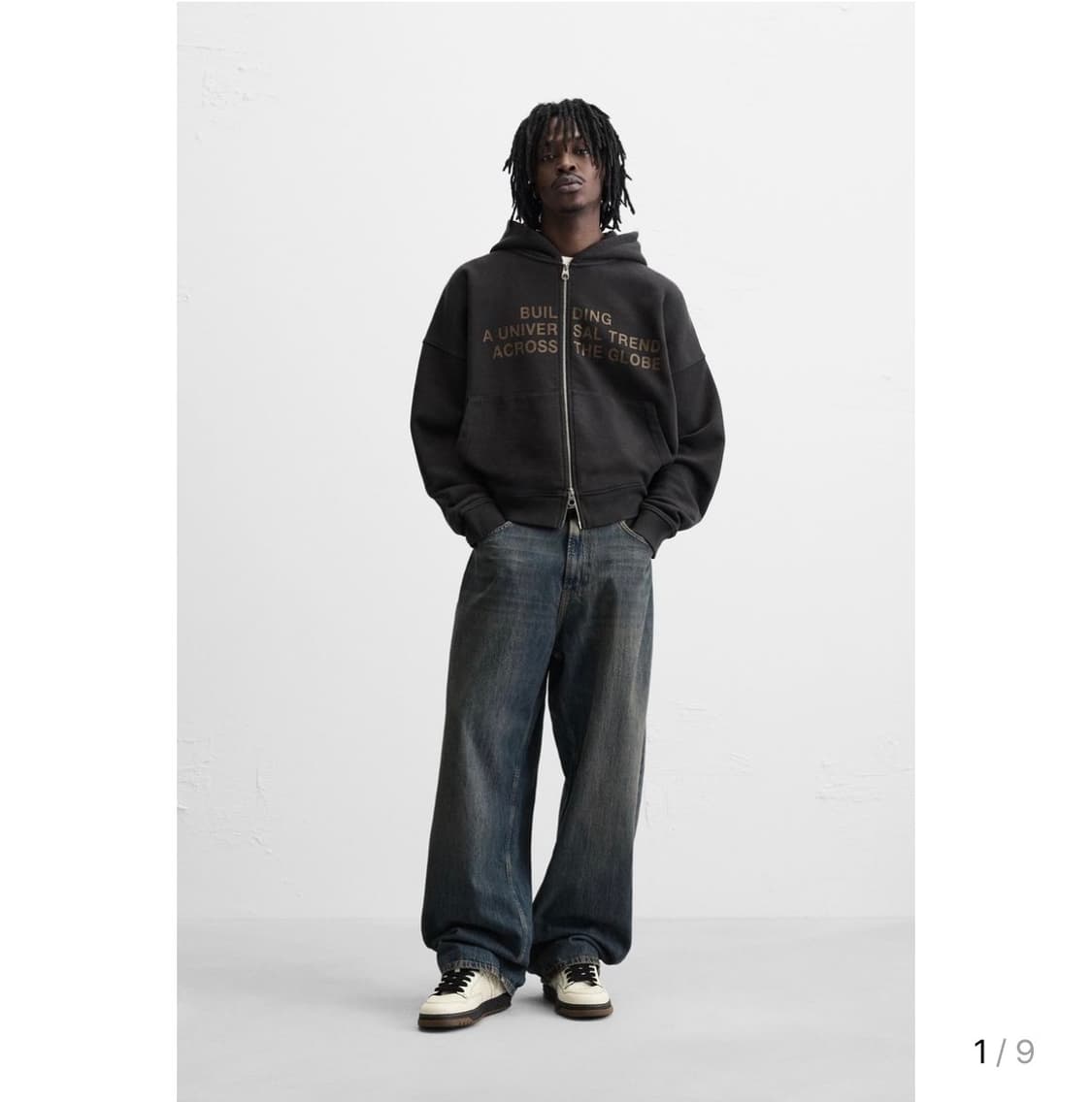 자라 맨 후드집업 상품이미지5