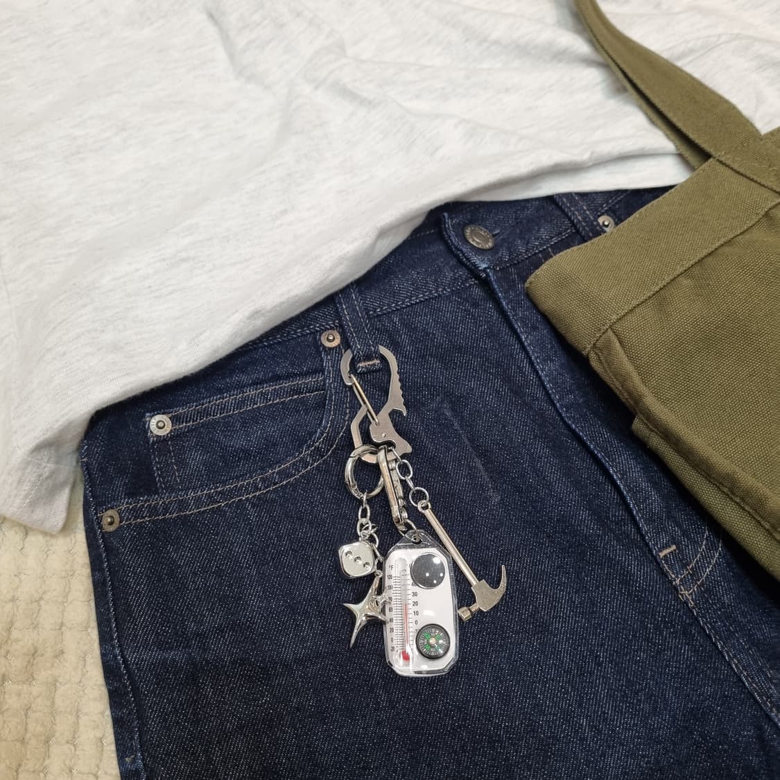 🔨Silver Way 실버 키링 silver keychain 상품이미지2