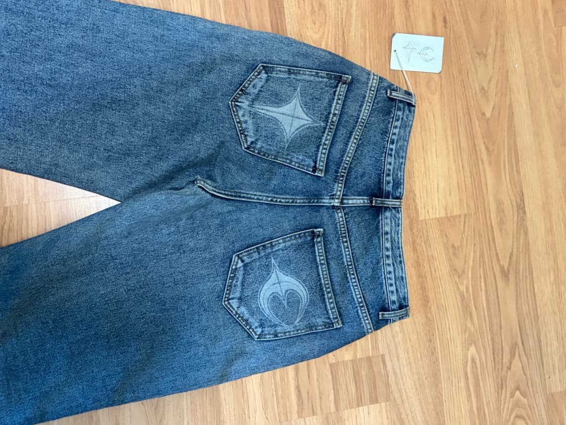 (2)떠그클럽 더블니 팬츠 진 청바지 상품이미지3