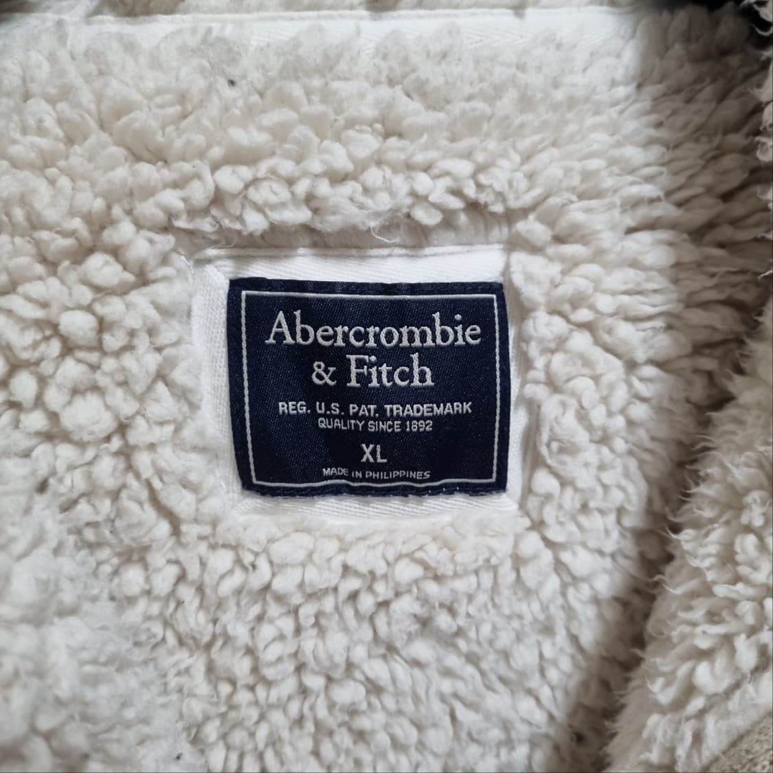 ( XL ) 아베크롬비 기모 후드집업 베이지 상품이미지3