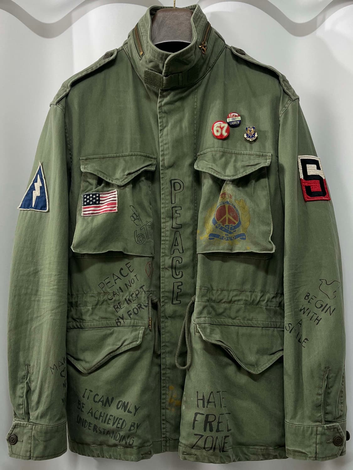 폴로 랄프로렌 올오버 피스 그래피티 M65 유틸리티 필드 자켓 상품이미지1
