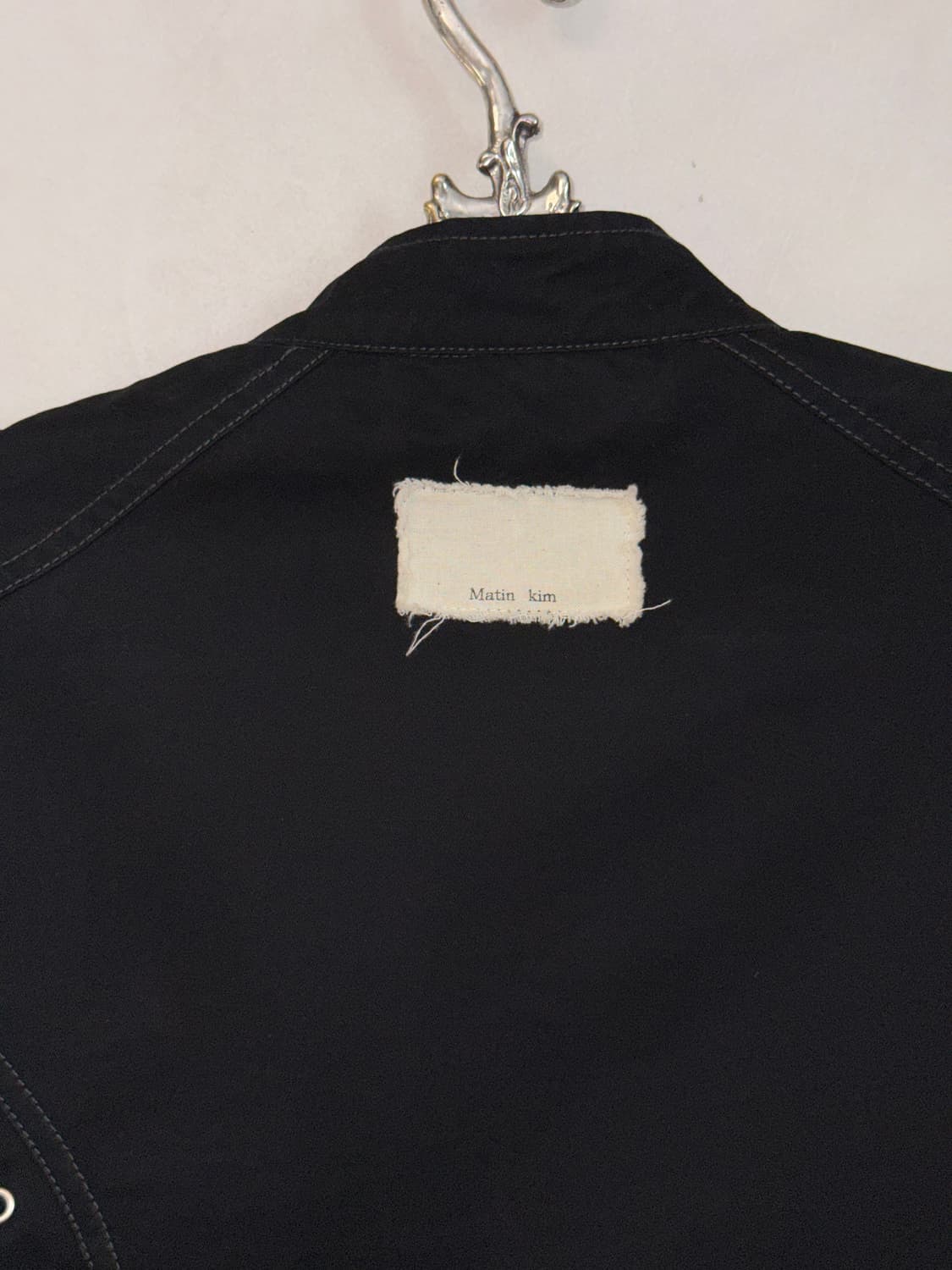 Matin Kim Cotton Biker Jumper Black 상품이미지7