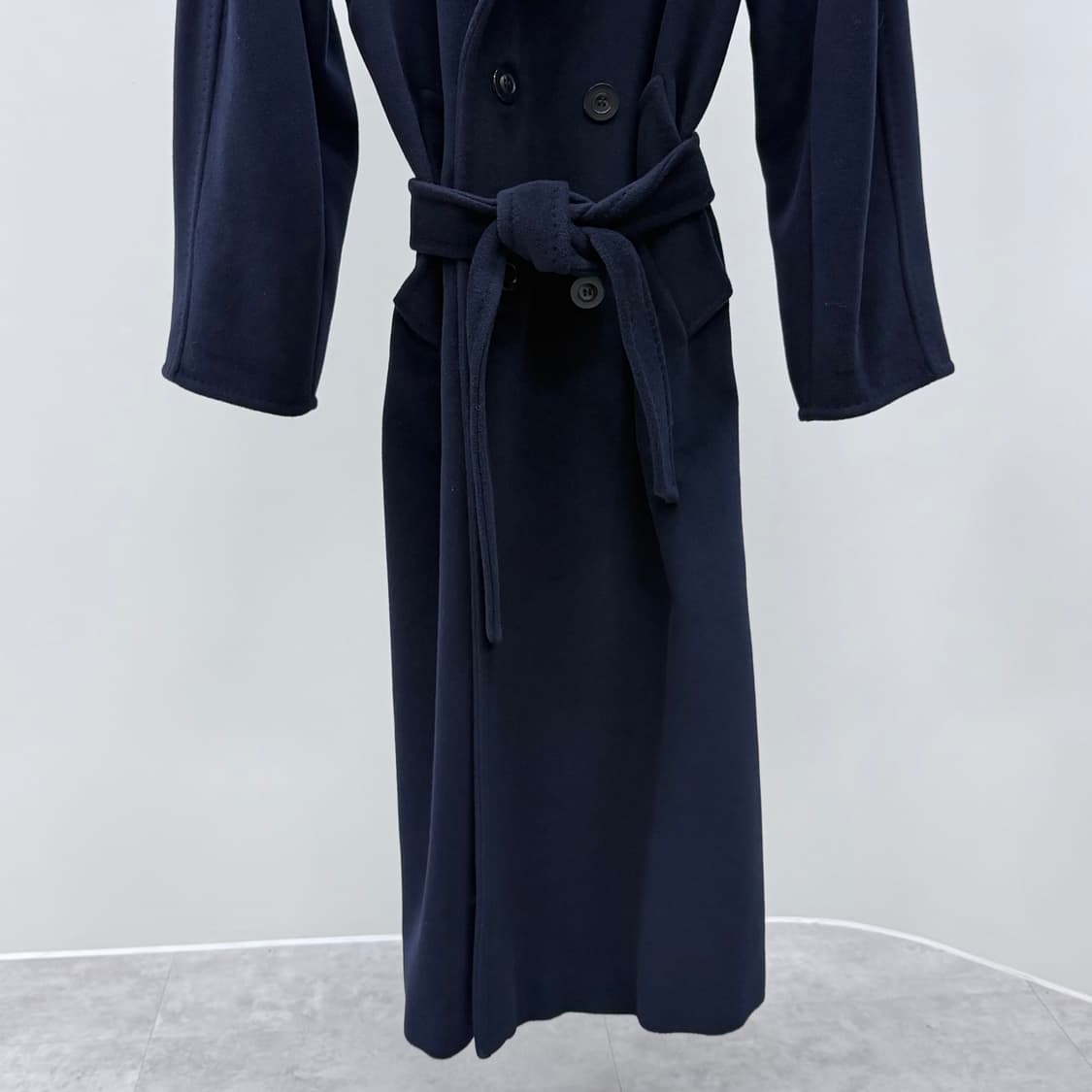 [S+급/40] 막스마라 마담 아이콘 여성 코트 네이비 상품이미지3