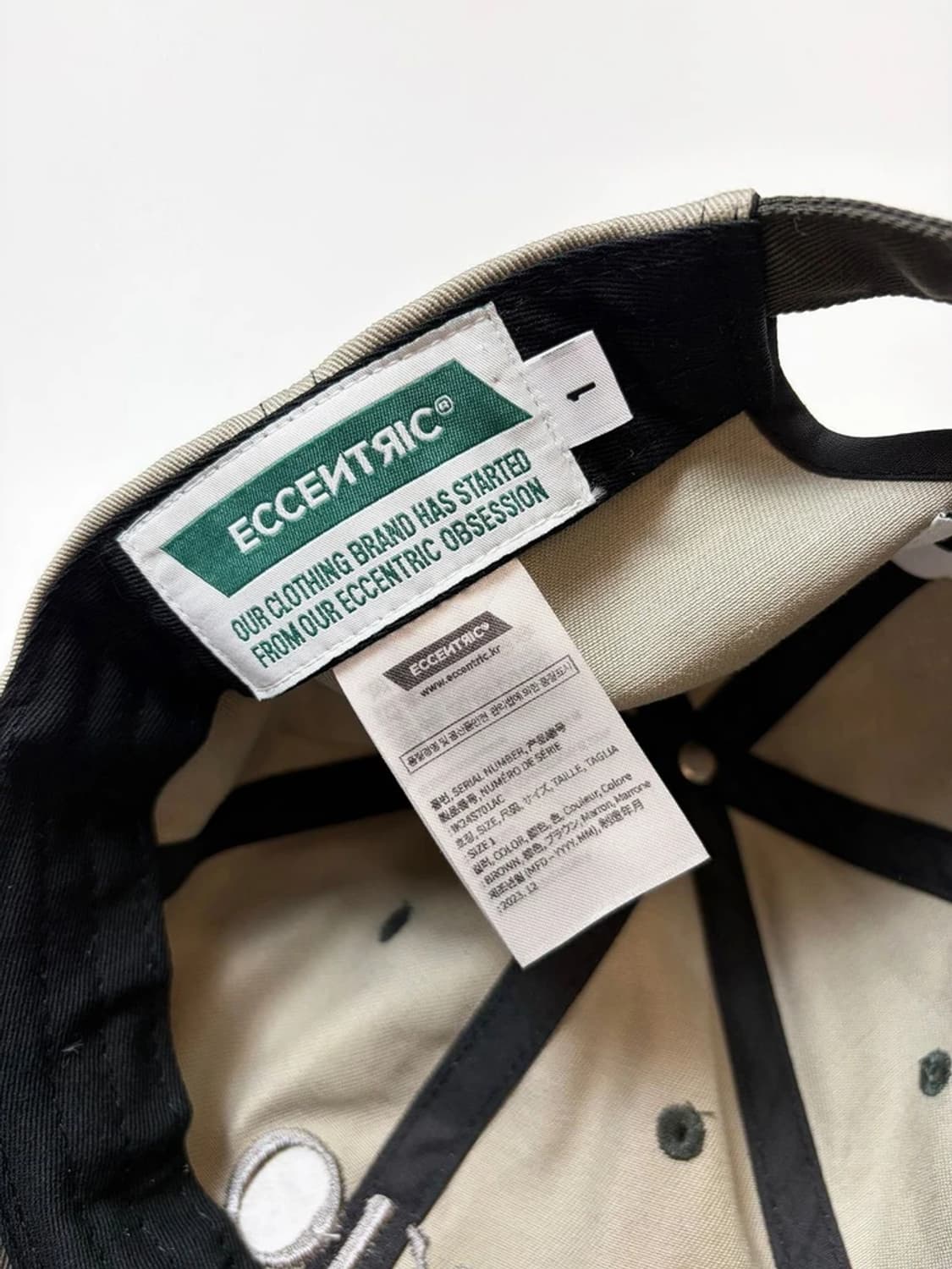 익조 24AW 배색 볼 캡 모자 Q1543 상품이미지7