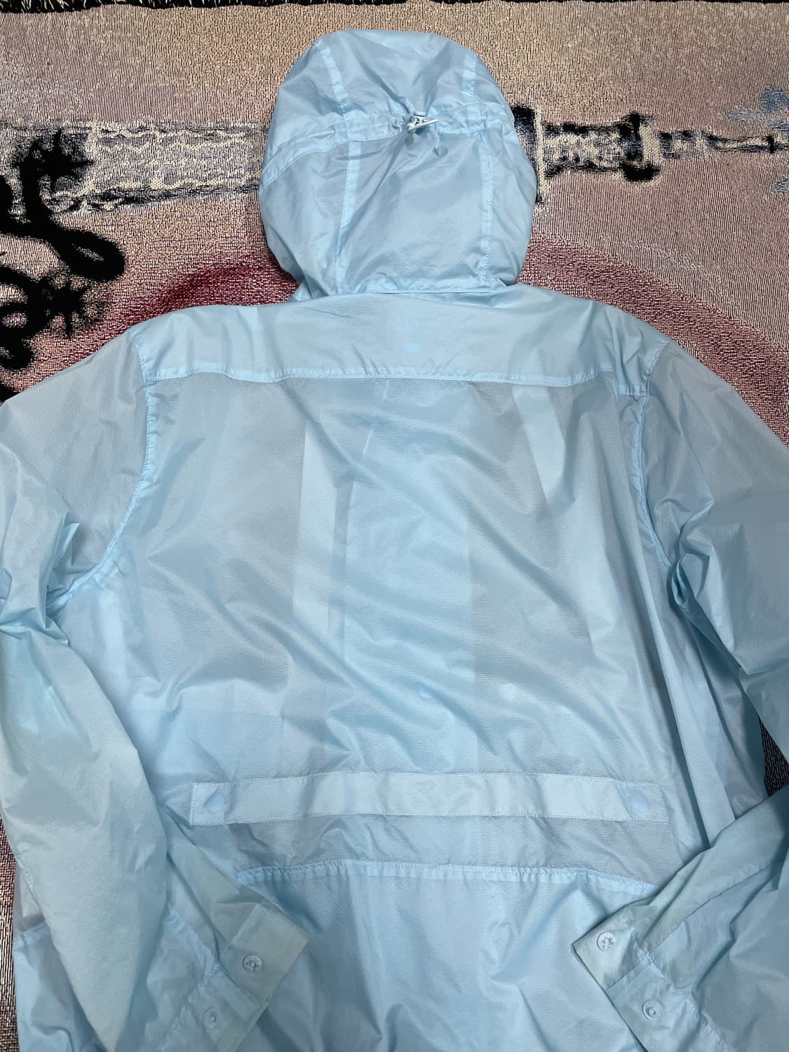 [M] EE nylon wind breaker light blue 상품이미지4