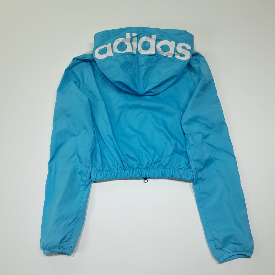 CL873 FREE 아디다스 00s 스카이블루 바람막이 크롭 자켓 상품이미지5