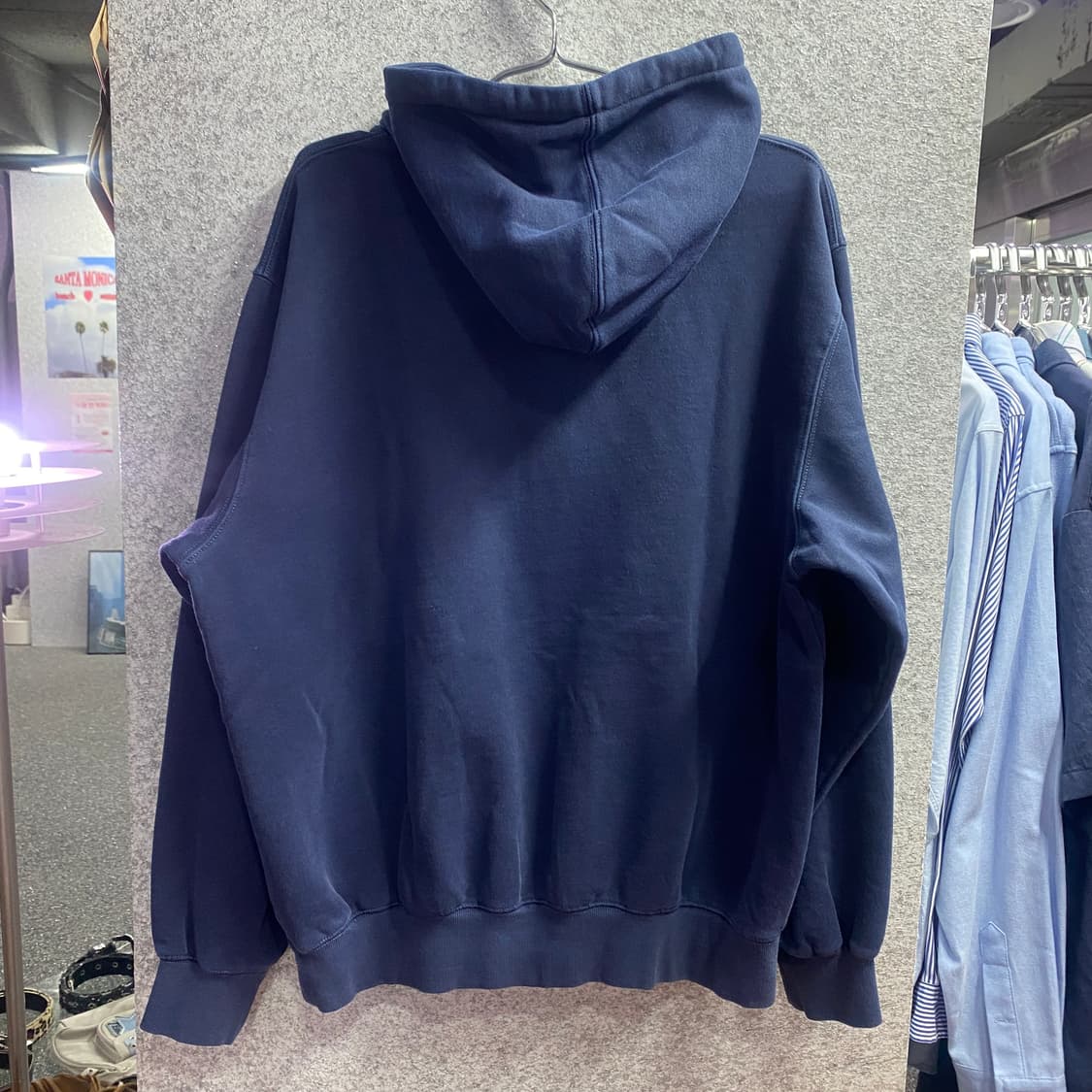 디스이즈네버댓 빅로고 네이비 후드티 B3859 상품이미지5