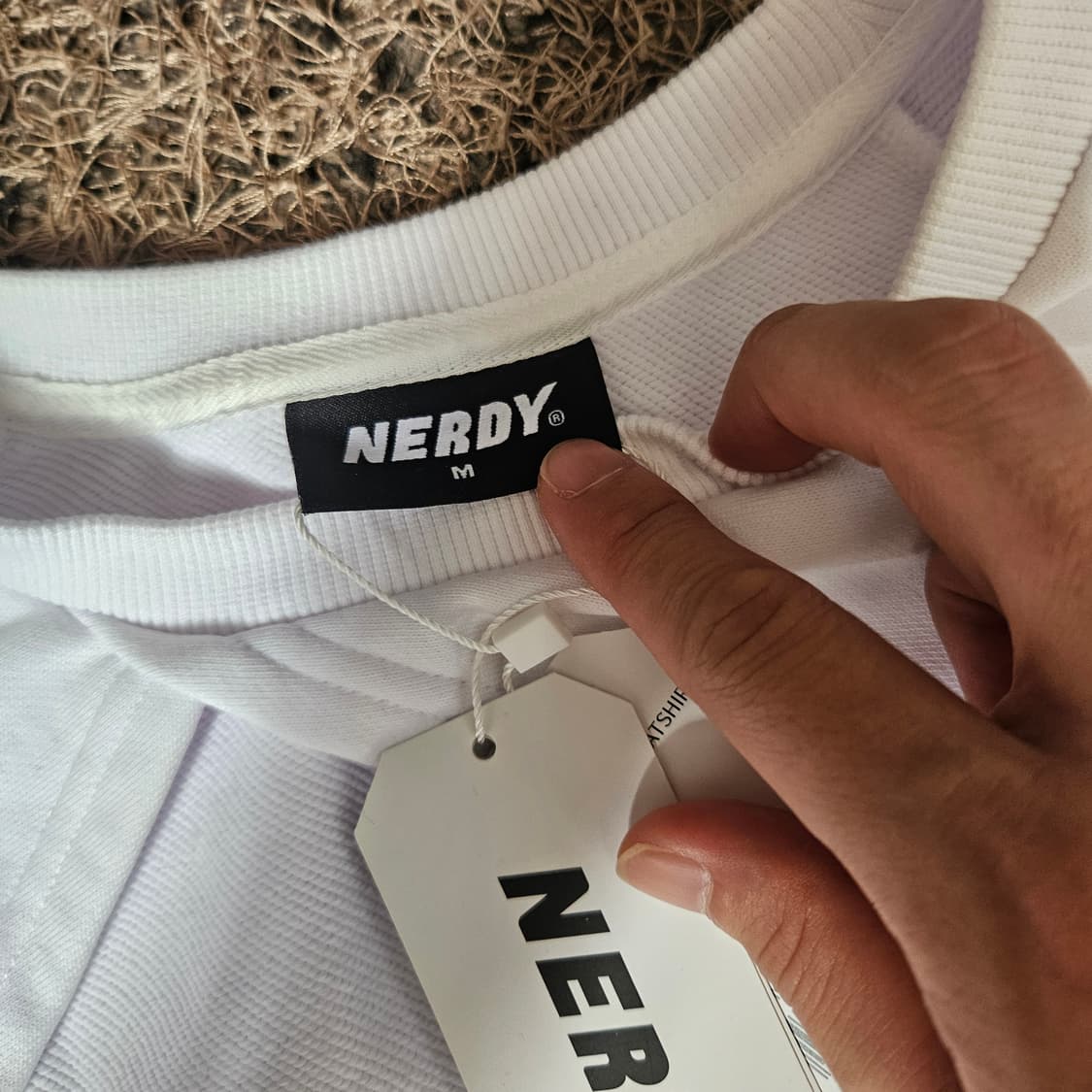 (새상품) 널디(Nerdy) 라운드넥 볼레로 저지 M 상품이미지6