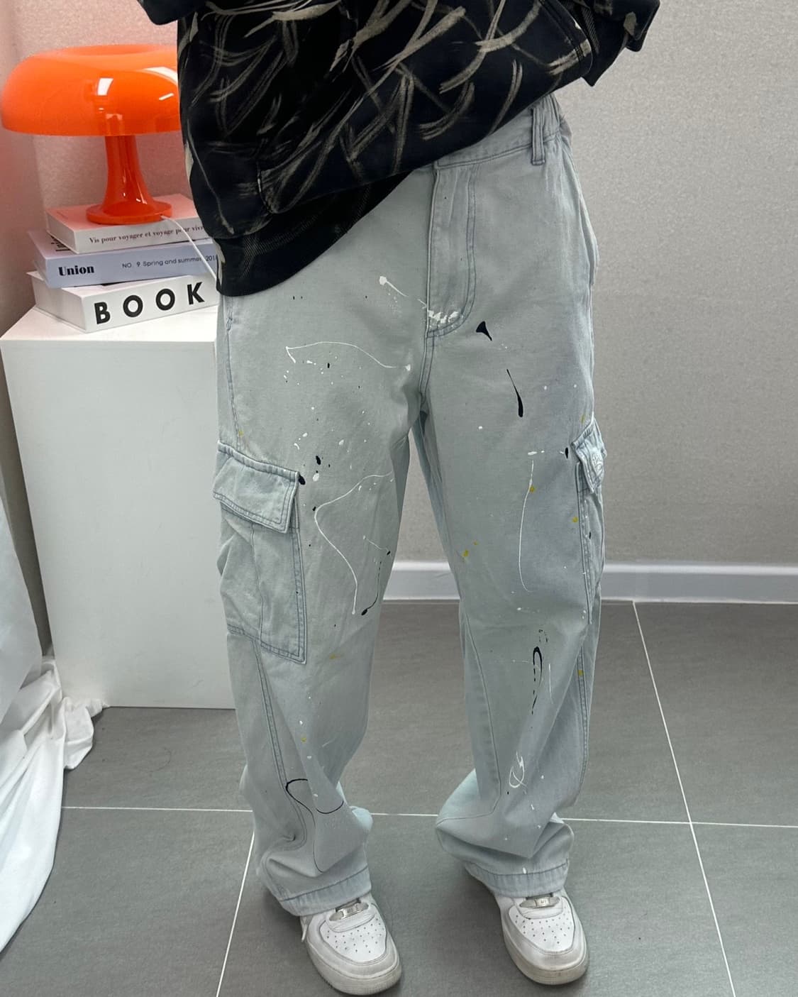 (M)리복 페인팅 카고데님-M737 상품이미지8