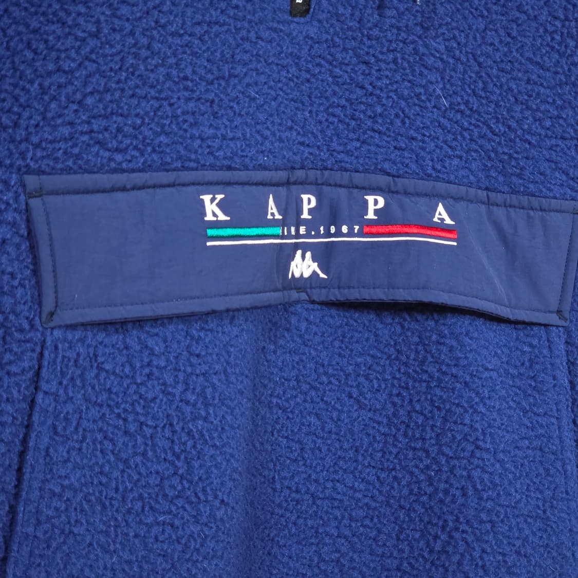 카파 올드스쿨 배색 반집업 후드 후리스 상품이미지3