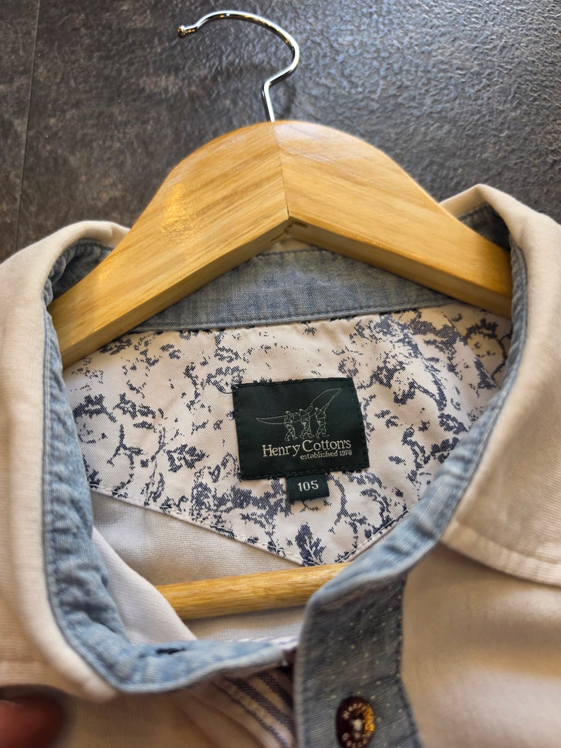 #헨리코튼 남성용 반팔 카라 티셔츠 - 105 상품이미지5