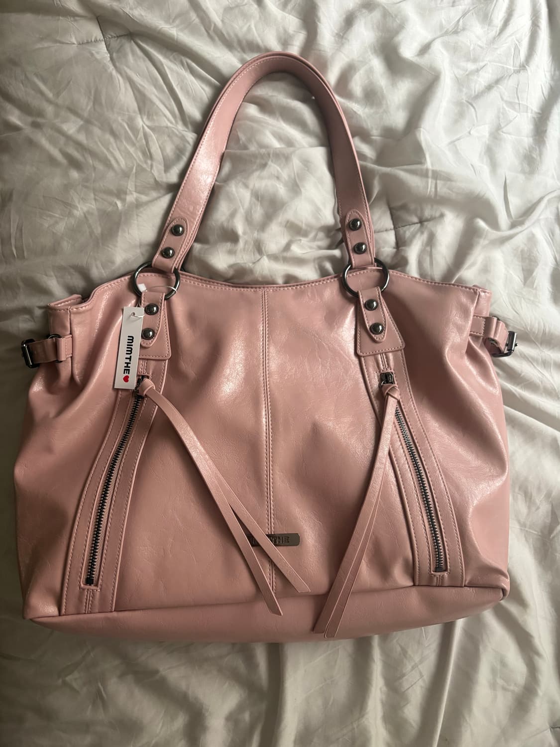 밈더워드로브 러버 모터 빅백 핑크 상품이미지1