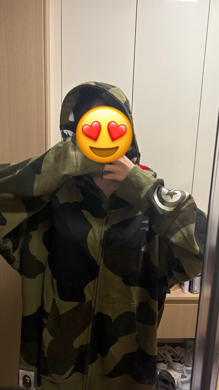 희귀매물>베이프 bape 자이언트 카모 XL 상품이미지3