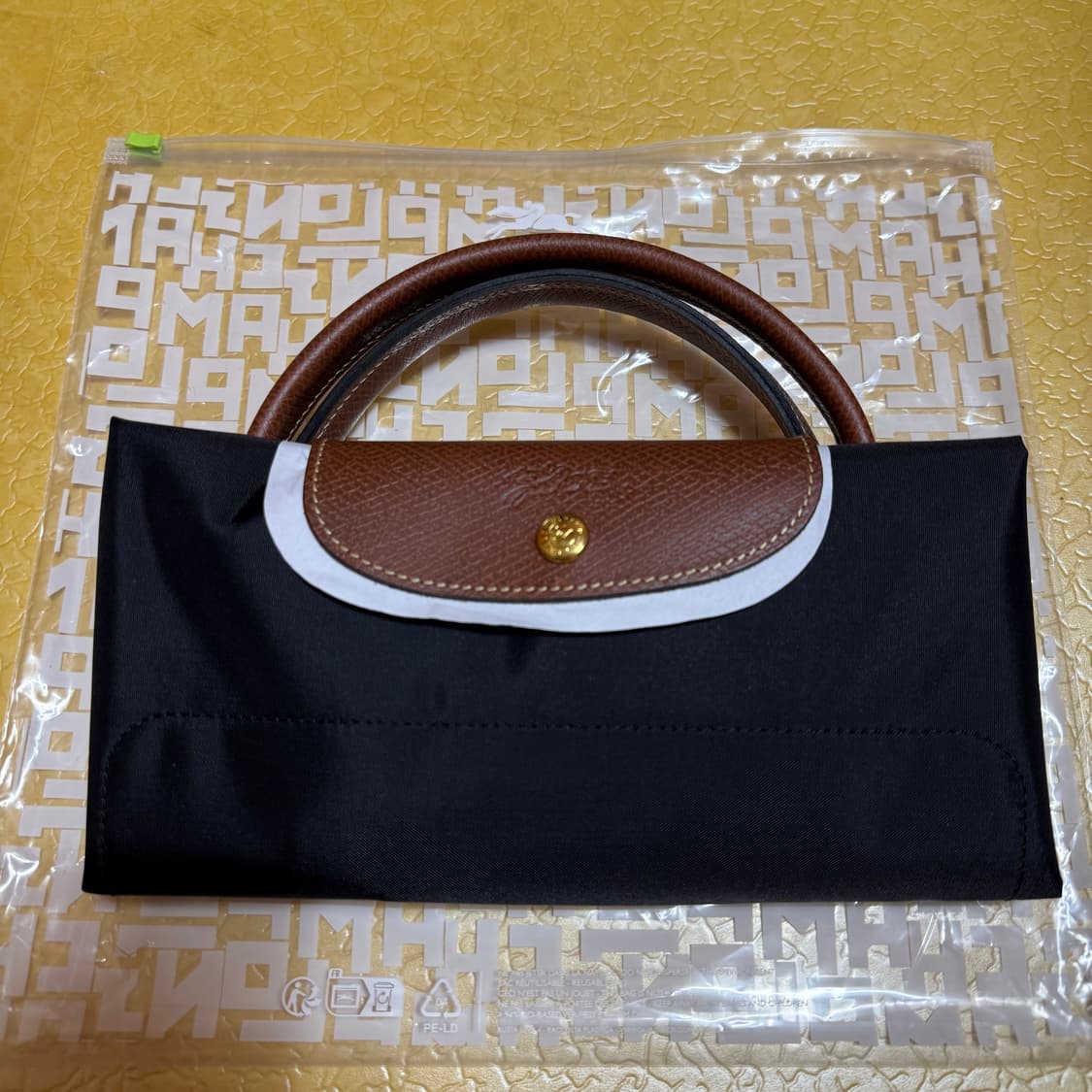 롱샴 르 플리아쥬 L 트래블백 블랙 새상품 상품이미지4