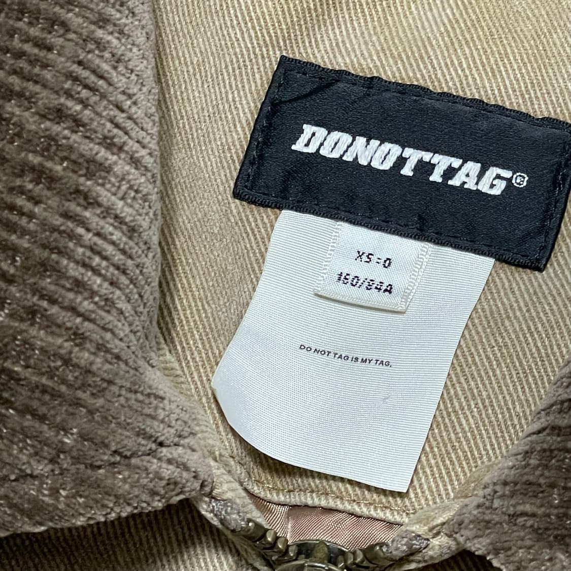 [XS] DONOTTAG 빈티지 봄버 워크 자켓 오버핏 상품이미지2