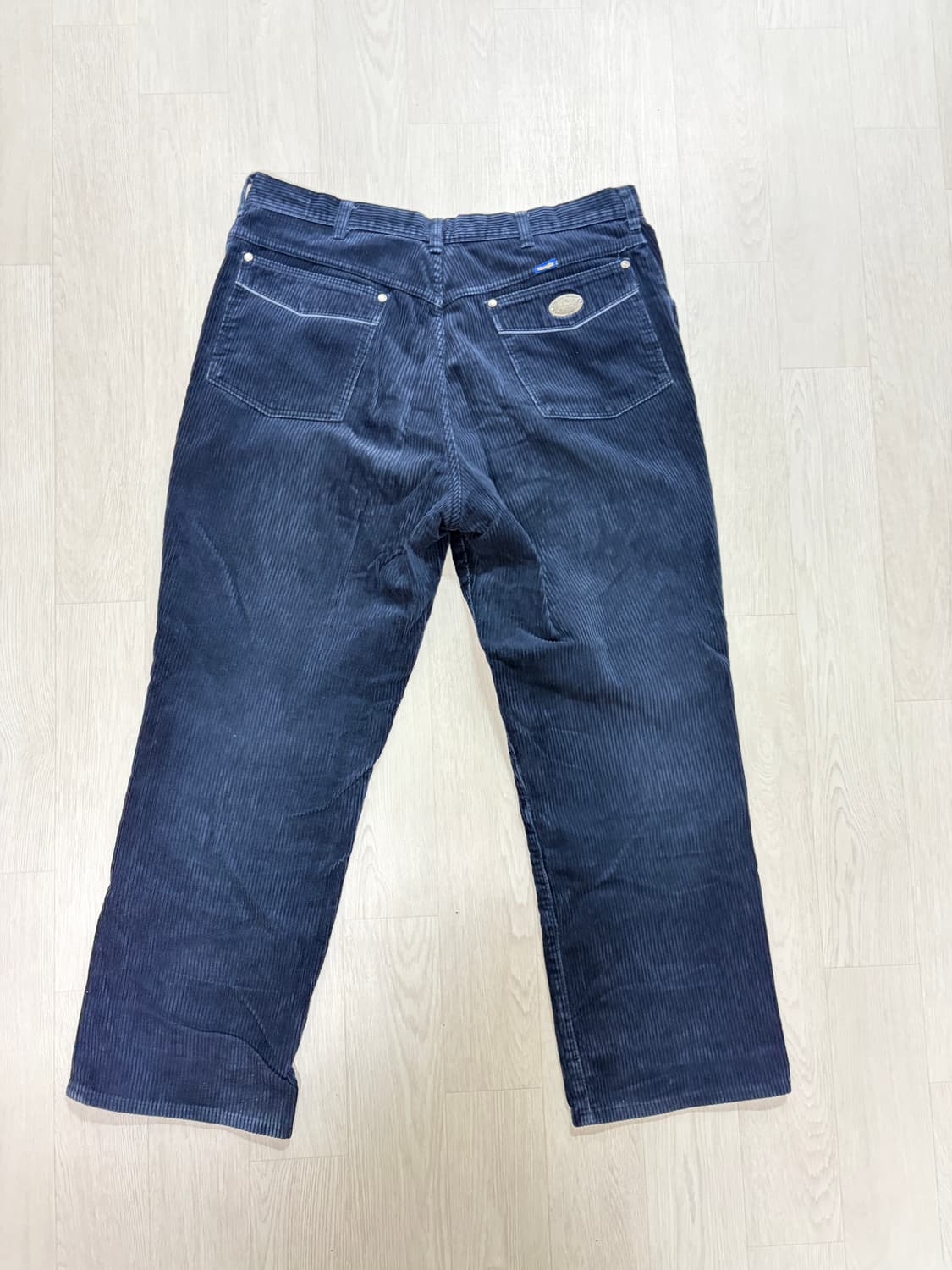 8-90s 랭글러 코듀로이 팬츠 네이비 38 상품이미지3